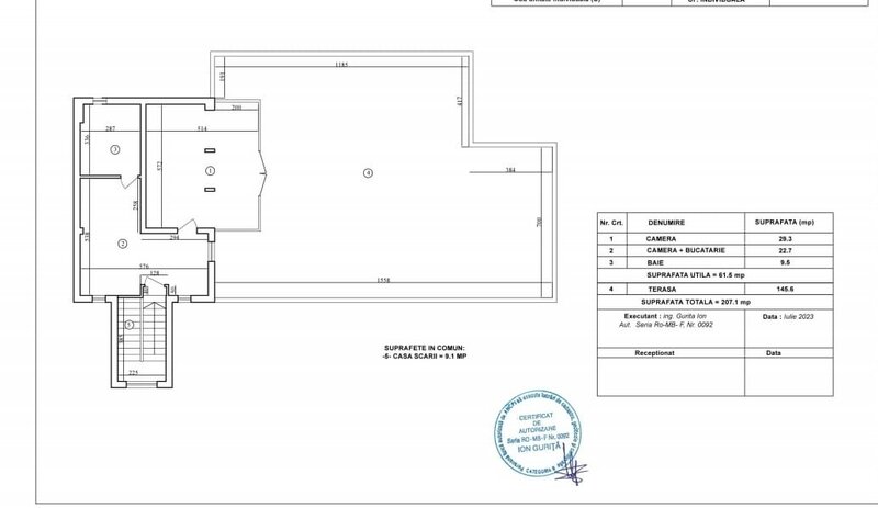 Otopeni, Libertatii, garsoniera bloc boutique,